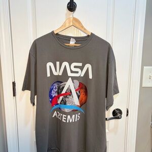 NASA Artemis Graphic Tee 3XL Gray